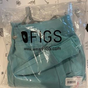 FIGS sea glass Zamora jogger scrub pant